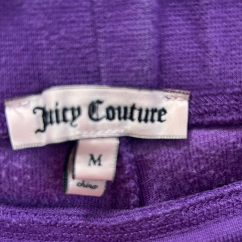 Y2K Juicy Couture Vintage Purple track Pants size M - Picture 3 of 8